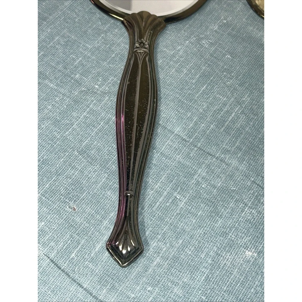 Vintage Floral Mirror And Brush Set - Picture 7 of 9